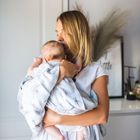 BabyOno, otulacz bambusowy, feathers, 2 szt.
