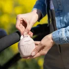 BabyOno, silikonowy pojemnik na smoczek, różowy