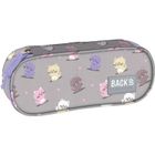 BackUp, piórnik, owalny, Kotki Kawaii