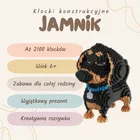 Balody, Pies Jamnik, klocki konstrukcyjne, 2100 elementów