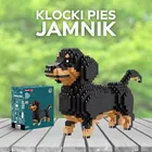Balody, Pies Jamnik mały, klocki konstrukcyjne, 836 elementów