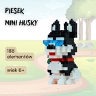 Balody, Piesek mini Husky, klocki konstrukcyjne, 188 elementów