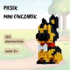 Balody, Piesek mini Owczarek, klocki konstrukcyjne, 193 elementów