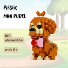Balody, Piesek mini Pudel, klocki konstrukcyjne, 199 elementów