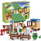 BanBao, Eco Farm, Zagroda dla zwierząt, klocki plastikowe