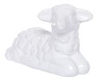 Baranek ceramiczny, biały, 10-5-6 cm