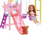 Barbie, Chelsea i huśtawka, zestaw do zabawy z lalką i akcesoriami