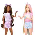Barbie, Cutie Reveal, Piżama Party, zestaw prezentowy, 2 lalki z akcesoriami