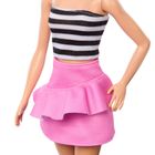 Barbie, Fashionistas, 65. rocznica, lalka, biało-czarny top