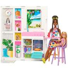 Barbie Fashionistas, przytulny domek dla lalek z akcesoriami, zestaw bez lalek