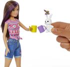 Barbie, Kemping, Skipper i zwierzątko, zestaw z lalką i akcesoriami