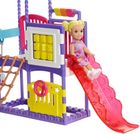 Barbie, Klub opiekunek, Plac zabaw, zestaw z lalką Skipper, figurką i akcesoriami