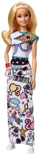 Barbie, Kolorowa Moda, zestaw kreatywny z lalką i akcesoriami