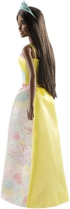 Barbie, lalka księżniczka, brunetka