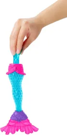 Barbie, lalka syrena i brokatowy slime, zestaw