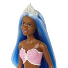 Barbie, lalka syrenka, błękitno-różowy ogon