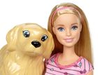 Barbie, Narodziny piesków, zestaw z lalką i figurkami