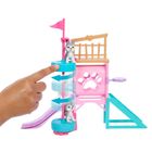 Barbie, Plac zabaw piesków + Stacie, zestaw z lalką i akcesoriami