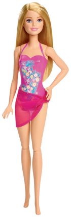 Barbie, Pływający piesek, lalka z akcesoriami