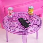 Barbie, Pokój dzienny, zestaw mebli i akcesoriów lalki