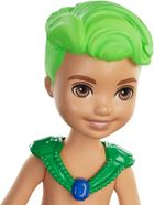 Barbie, Syrenka Chelsea, mała laleczka chłopiec #6, zielona