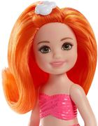 Barbie, syrenka Chelsea z rudymi włosami, lalka