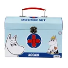 Barbo Toys, Doktor Muminków, drewniany zestaw małego lekarza w kuferku