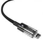 Baseus, kabel, Gem Typ USB typ A do iP 2.4A 1m, czarny