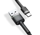 Baseus, kabel, USB-C CAFULE CATKLF-UG1 2A, 3m, czarny