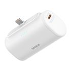 Baseus, Powerbank, Compact 5000mAh USB-C, biały