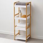 Bathroom Solutions, Forma, słupek łazienkowy, bambusowy, 36-33-110 cm