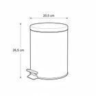 Bathroom Solutions, Noni, kosz na śmieci, metalowy z pokrywą, 5l