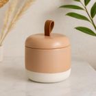 Bathroom Solutions, The Pastels, pojemnik na waciki, ceramiczny, 10 cm