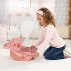 Bayer Design, Deluxe, fotelik samochodowy dla lalek z baldachimem, różowy