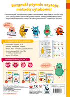 Bazgraki czytają wyrazy i zdania. Czytanie sylabowe. Ćwiczenia