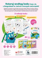 Bazgraki i urocze zwierzątka. Kolorowanie według kodu. Kapitan Nauka. Bazgraki