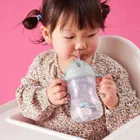 b.box, bidon ze słomką, szary, 240 ml