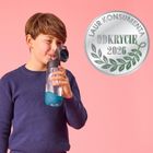 b.box, butelka na wodę tritanowa ze słomką, Night Vision, 600 ml