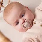 b.box, smoczek symetryczny, 0-6m, jagoda/róż, 2 szt.