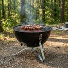 BBQ Line, grill turystyczny, kociołek, czarny, 34-37 cm