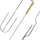 BBQ Line, widelec ogniskowy z drewnianą rączką, 100 cm