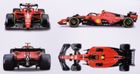 Bburago, Ferrari SF-23 Carlos Sainz, Bolid F1, model pojazdu do złożenia, 1:24