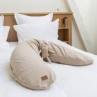 Beaba, Big Flopsy, poszewka na ergonomiczną poduszkę, rogala dla kobiet w ciąży i karmiących, heather clay