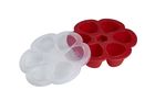 Beaba, silikonowy pojemnik do mrożenia, red, 90 ml, 6 szt.