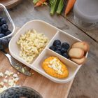 Beaba, silikonowy trójdzielny talerz z przyssawką, clay