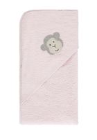 Bellybutton, ręcznik kąpielowy z kapturem, różowy