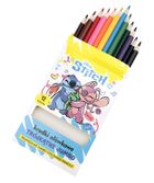 Beniamin, Lilo i Stitch, Jumbo, kredki ołówkowe trójkątne, 12 kolorów
