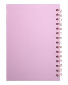 Beniamin, Lilo i Stitch, notes na spirali z przypinkami, A5, 80 kartek, kratka, różowy, 1 szt.