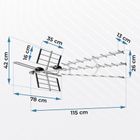 Berdsen, antena zewnętrzna kierunkowa TV, ultra HD 4K, BD-952