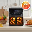 Berdsen, frytkownica beztłuszczowa, air fryer, czarny, BD-660